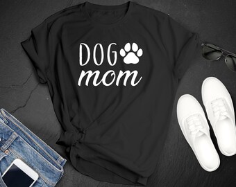National Dog Mom Day Paw Print Pet PitBull Pomeranian Poodle Animal Premium Short Sleeve Unisex T-shirt Tee Shirt Small - 3XL Free Shipping