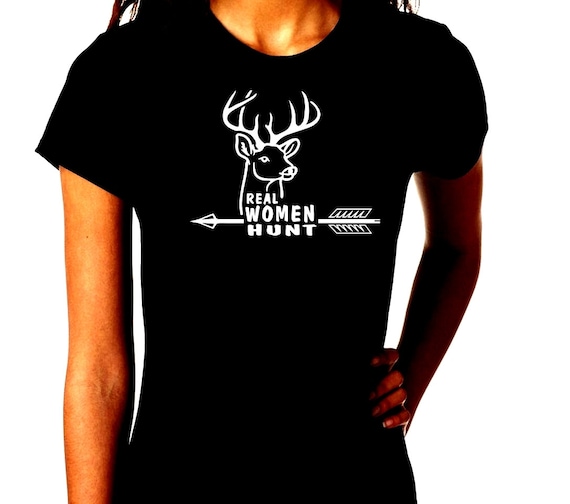 Real Women Hunt Deer T-Shirt: Custom Unisex Hunting Tee