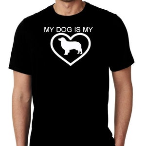 My Dog Is My Heart Animal Adopt Custom Trendy Unisex T-shirt Tee Shirt Small 3XL Free Shipping