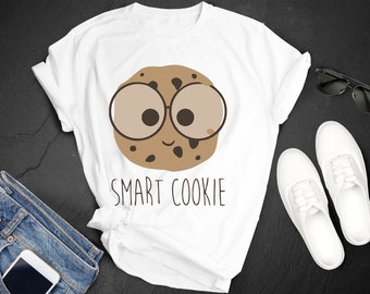 Koszulka Smart Cookie: Zabawna koszulka z okazji Dnia Ciasteczka z Czekoladą