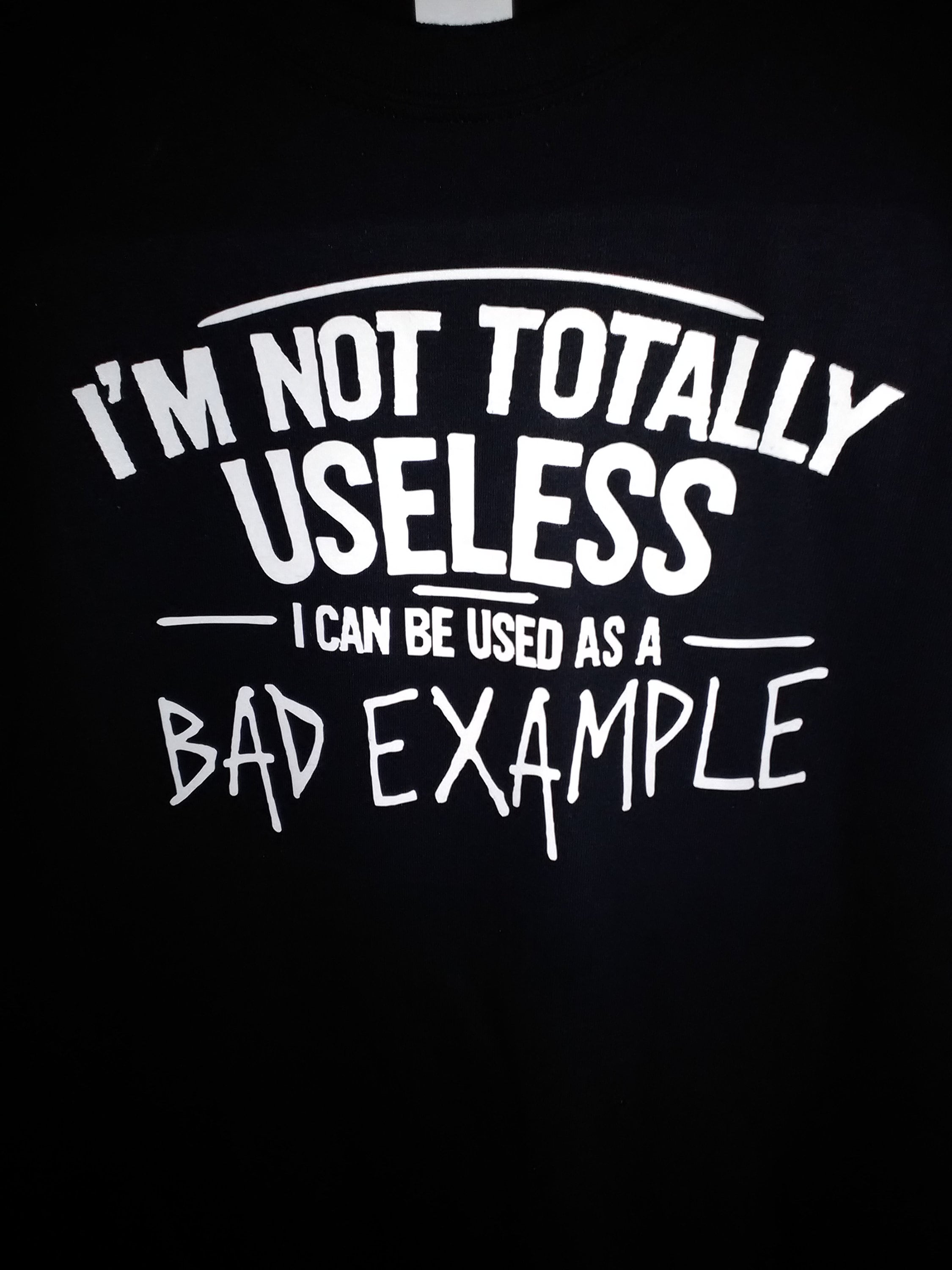 New I'm Not totally Useless I Can Be Used As A Bad Example Etsy