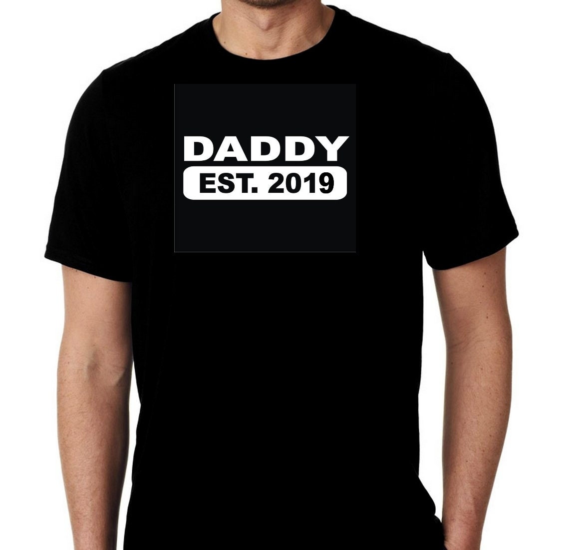New Daddy Est 2019 any Yearfathers Day Custom Unisex Premium - Etsy