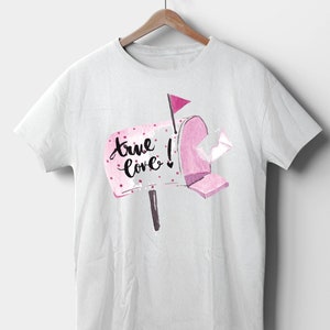 Nueva carta de amor verdadero amantes del corazón marido esposa cónyuge parejas San Valentín día personalizado Premium manga corta Unisex camiseta pequeña - 3XL gratis