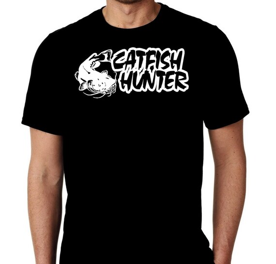 New Catfish Hunter Fishing Custom Trendy Short Sleeve Unisex T