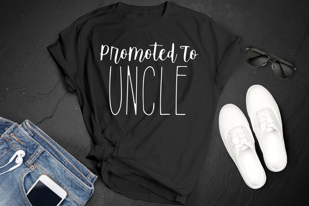 National Uncles Day Promoted to Uncle Family Premium Short Etsy