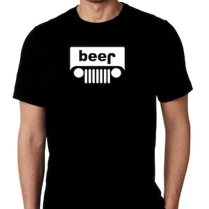 New Beer Grill Vehicle Humor Custom Unisex Premium Short Sleeve Trendy T-shirt Gift Small - 3XL Free Shipping
