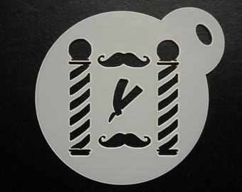 Barber Stencil Etsy