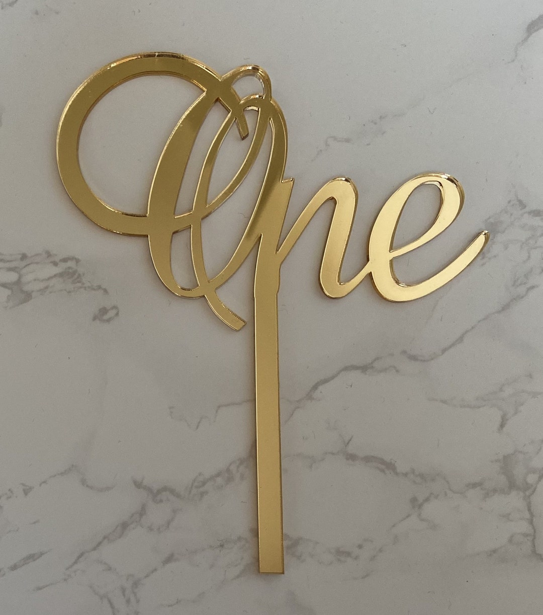 One Cake Topper - Etsy