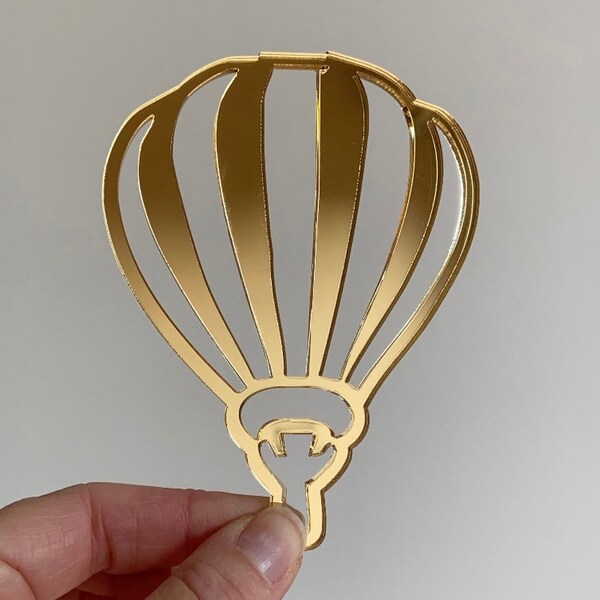 Hot Air Balloon Cupcake Toppers - Etsy