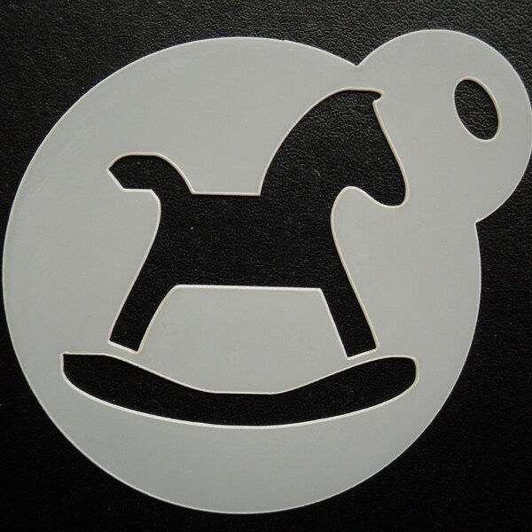 Rocking Horse Face Stencil Etsy Israel