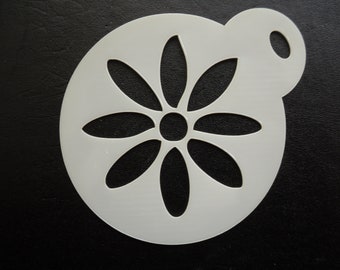 Unique bespoke new 60mm daisy cookie, craft & face painting stencil