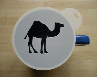 Unique bespoke new 100mm camel craft and coffee stencil