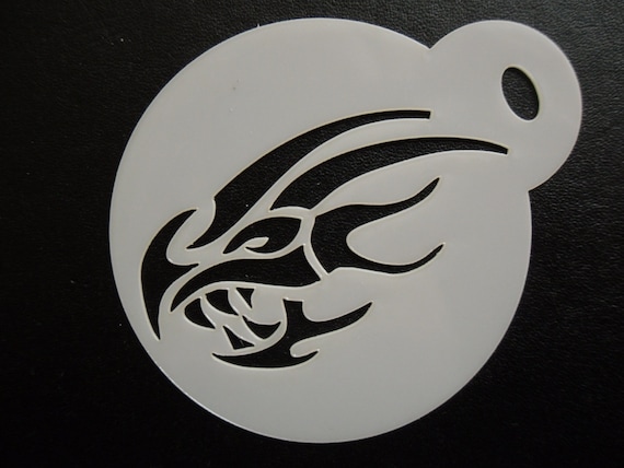 Unique bespoke new laser cut 60mm new tribal mask cookie,craft /& face painting stencil
