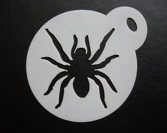 Unique bespoke new 60mm spider image cookie, craft & face painting stencil