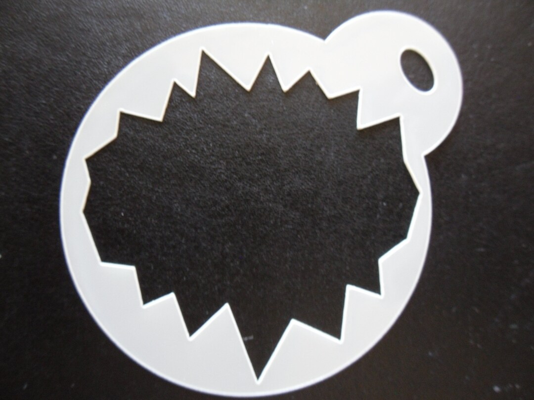 Unique Bespoke New 60mm Pow Symbol Cookie, Craft & Face Painting ...