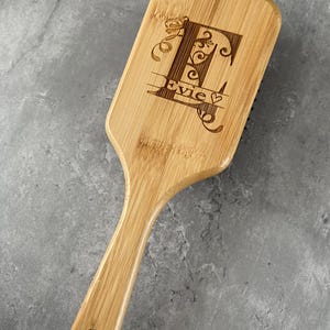 Personalised wooden paddle brush, hair brush, personalised gifts, hair accessories