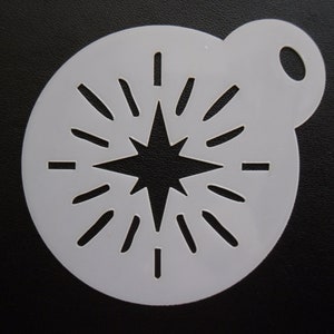 Unieke op maat gemaakte nieuwe 60mm star shine cookie, craft &face painting stencil
