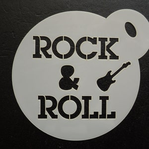Nouveau pochoir pour biscuits, créations artisanales et maquillage pour rock and roll de 60 mm sur mesure