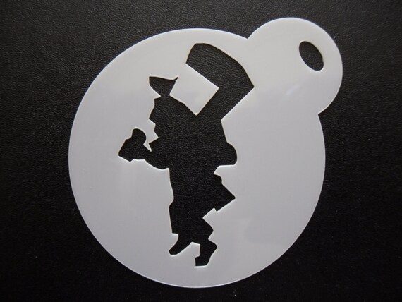 Unique bespoke new laser cut 60mm new tribal mask cookie,craft /& face painting stencil