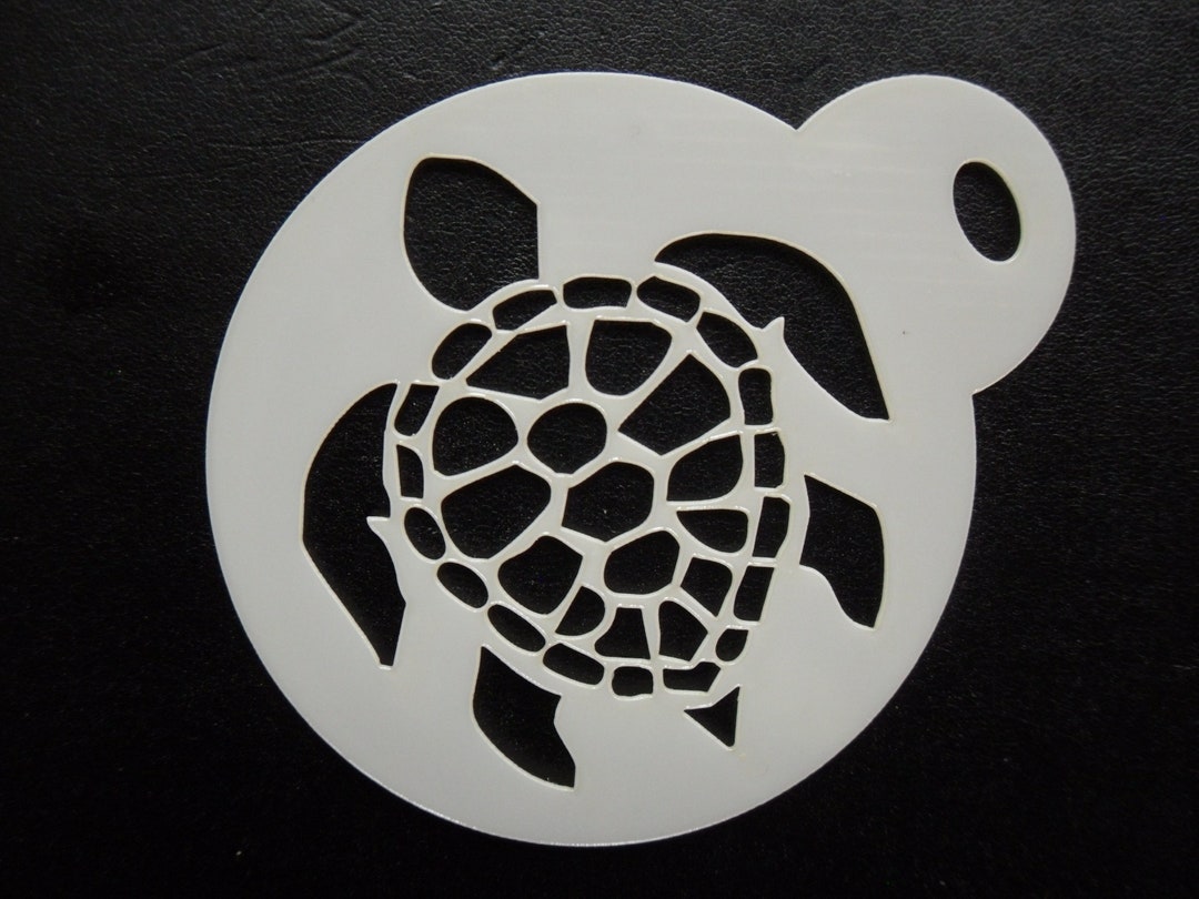 Turtle Shell Cookie, Craft, Face Painting and Coffee Stencil - Etsy UK