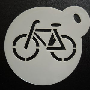 Pochoir unique sur mesure pour biscuits, travaux manuels et maquillage pour vélo neufs de 60 mm
