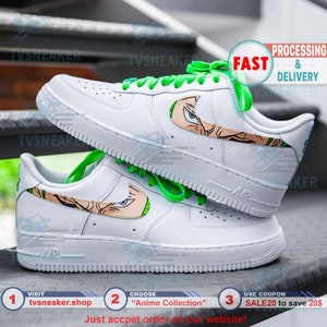 Havthcol Ironing-Free Stickers for Custom Air Force 1 Shoes,Cute Pattern Fashine Creative White Shoes Decal (Anime)