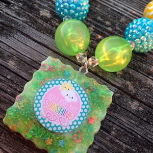 Necklaces - You Are My Sunshine - Sunshine - Sun - You Are My Sunshine necklace - You Are My Sunshine birthday - Summer jewelry - Babyshower