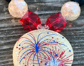 Necklaces - Patriotic jewelry - 4th of July jewelry - July 4th jewelry - Red White Blue - Red White and Blue - Independence Day - July 4th