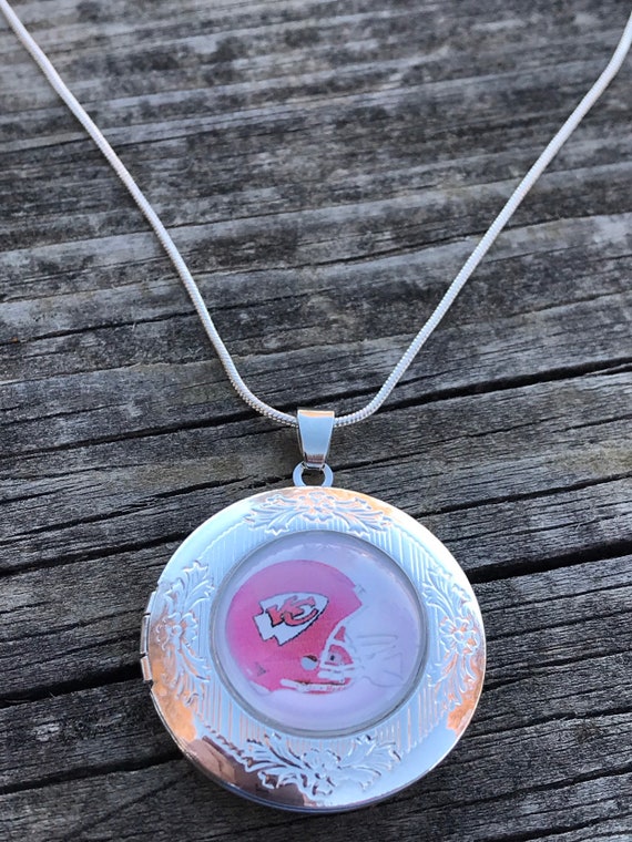 Jewelry Necklace Kansas City Chiefs KC Chiefs Necklace Etsy