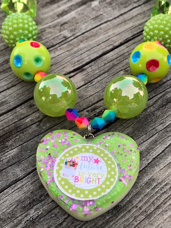 Necklaces Back To School Necklace 1st Day Of School Etsy