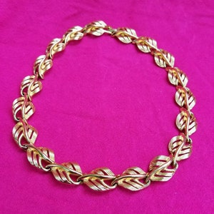 Vintage Napier Gold Choker Necklace