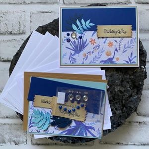 Kit de fabrication de cartes bricolage, Je pense à vous, bonjour, créations pour enfants, paquet de 4, fabrication de cartes, kits de cartes de voeux, cartes préfabriquées