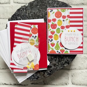 Kit de fabrication de cartes pour adultes, enfants, juste parce que, je pense à vous, paquet de 4, intérieur vierge, kit de cartes de voeux, cartes préfabriquées