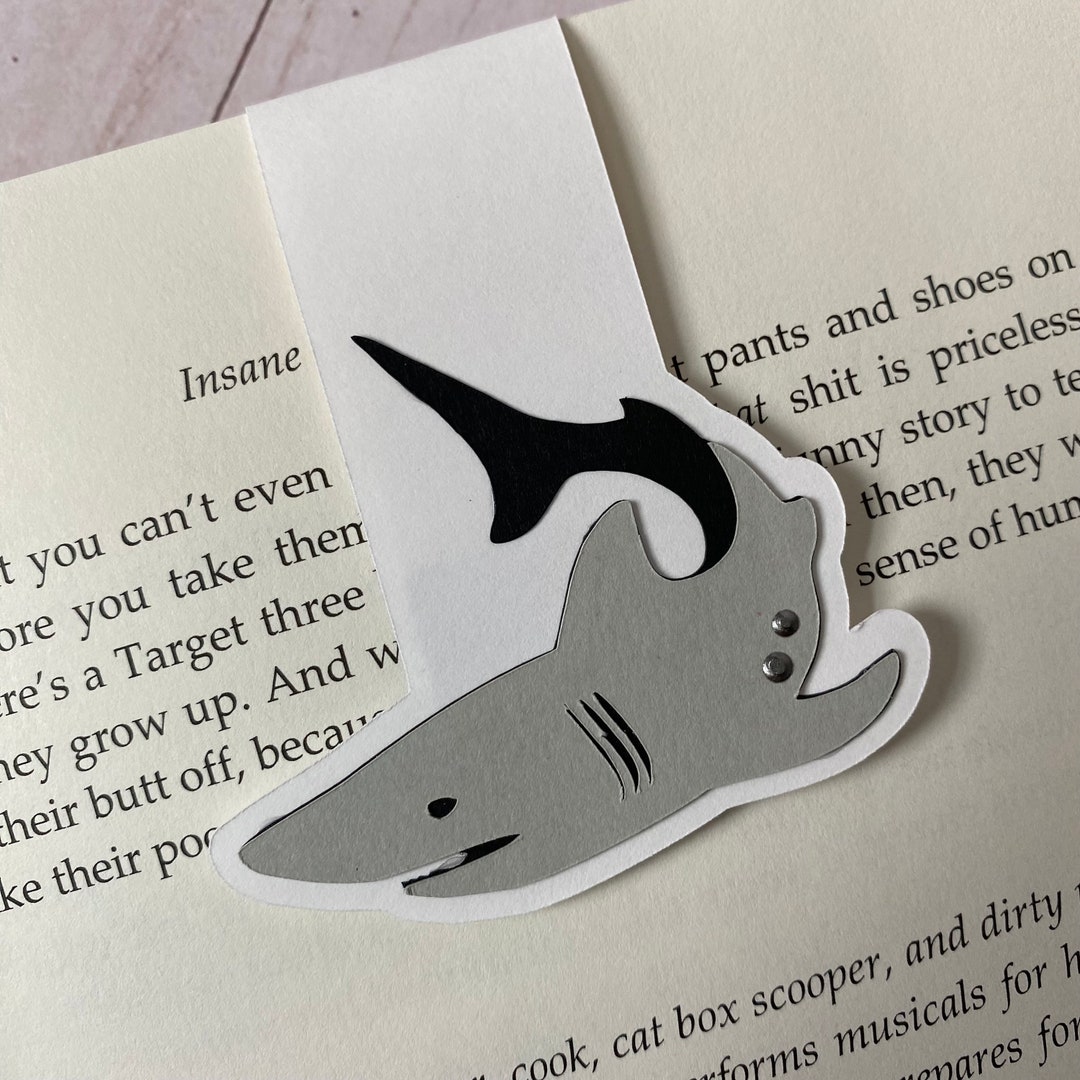 Shark Magnetic Bookmark for Planner or Book Page Markers - Etsy