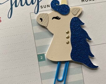 Unicorn Planner Clip, Bookmark, Paper Clip, Paperwork Organizer