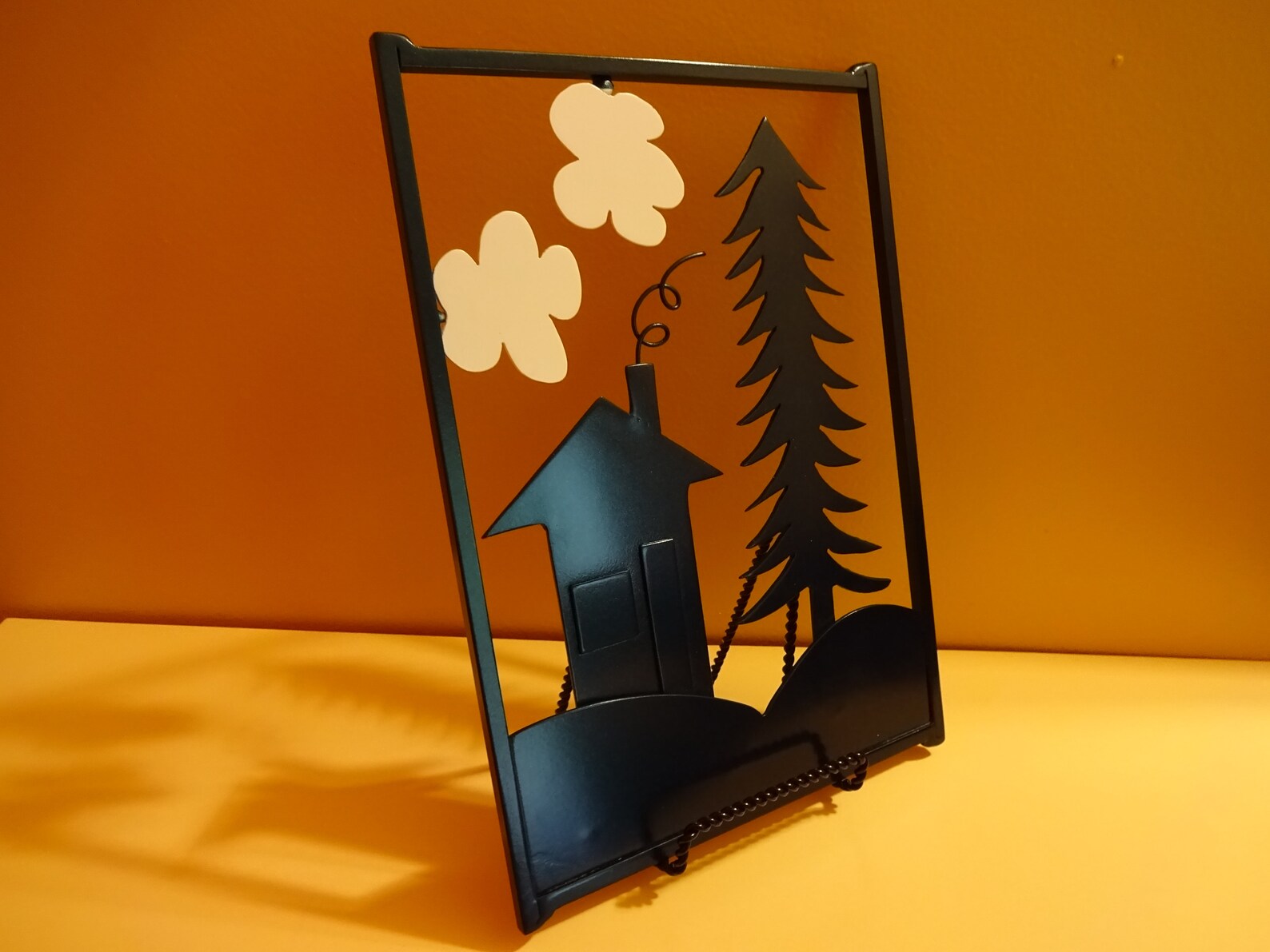 Metal Art Cabin Wall Decor Etsy