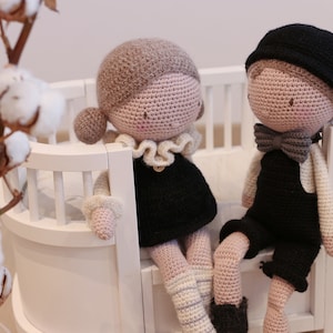 Crochet pattern bundle: Arne and Else crochet dolls