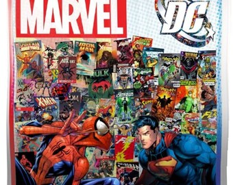 Searchlight Comics 50 Comic bundle with 25 Marvel and 25 DC Comics