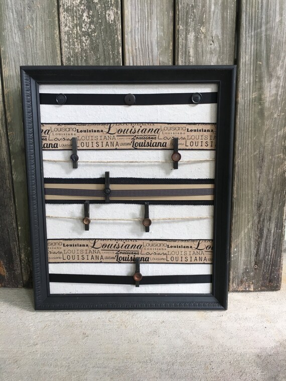 Handmade / message board / wall organizer / Louisiana / photo Etsy