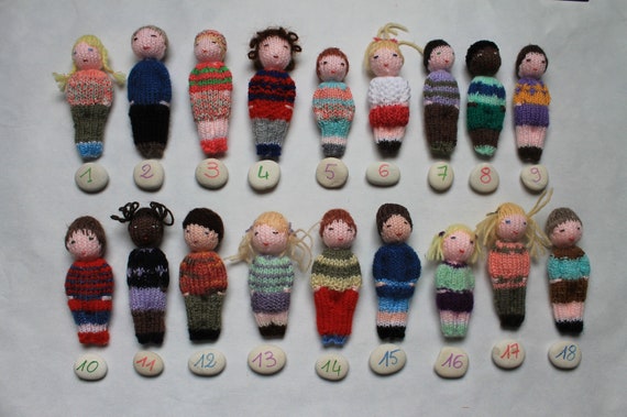 knitted dolls