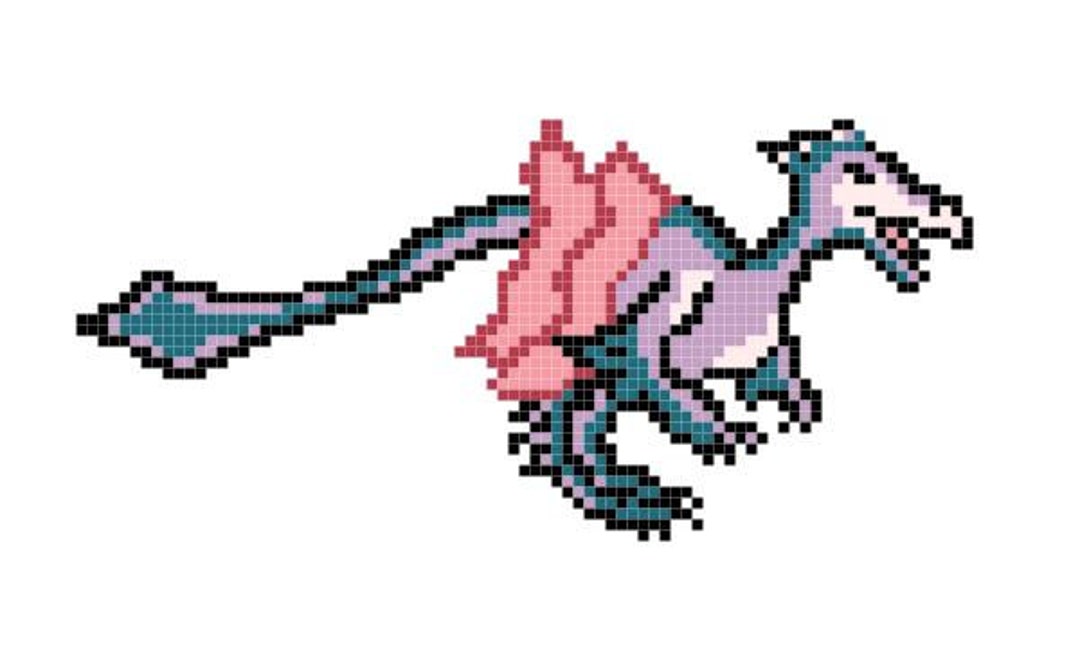 Ruffled Raptor Cross-stitch Needlework Pattern - Etsy
