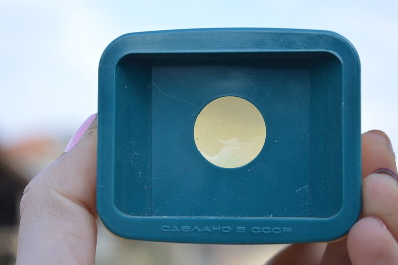 Old Monocle Slide viewer 14 cards paintings Viewer in Box Film viewer Old 3D photo viewer Portable Diaskop Mono viewer
