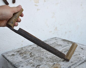 Wood Peeler - Vintage Peeler - Vintage Pliers - Hand Forged Peeler - Carpenter Tool - Farmhouse Peeler - Tree Bark Remover - Sharp Peeling