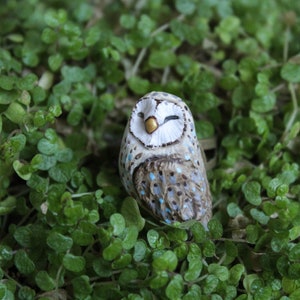 Owl Ring, Witch Owl Jewelry, Celtic Owl Statement Ring, Barn Owl Totem ...