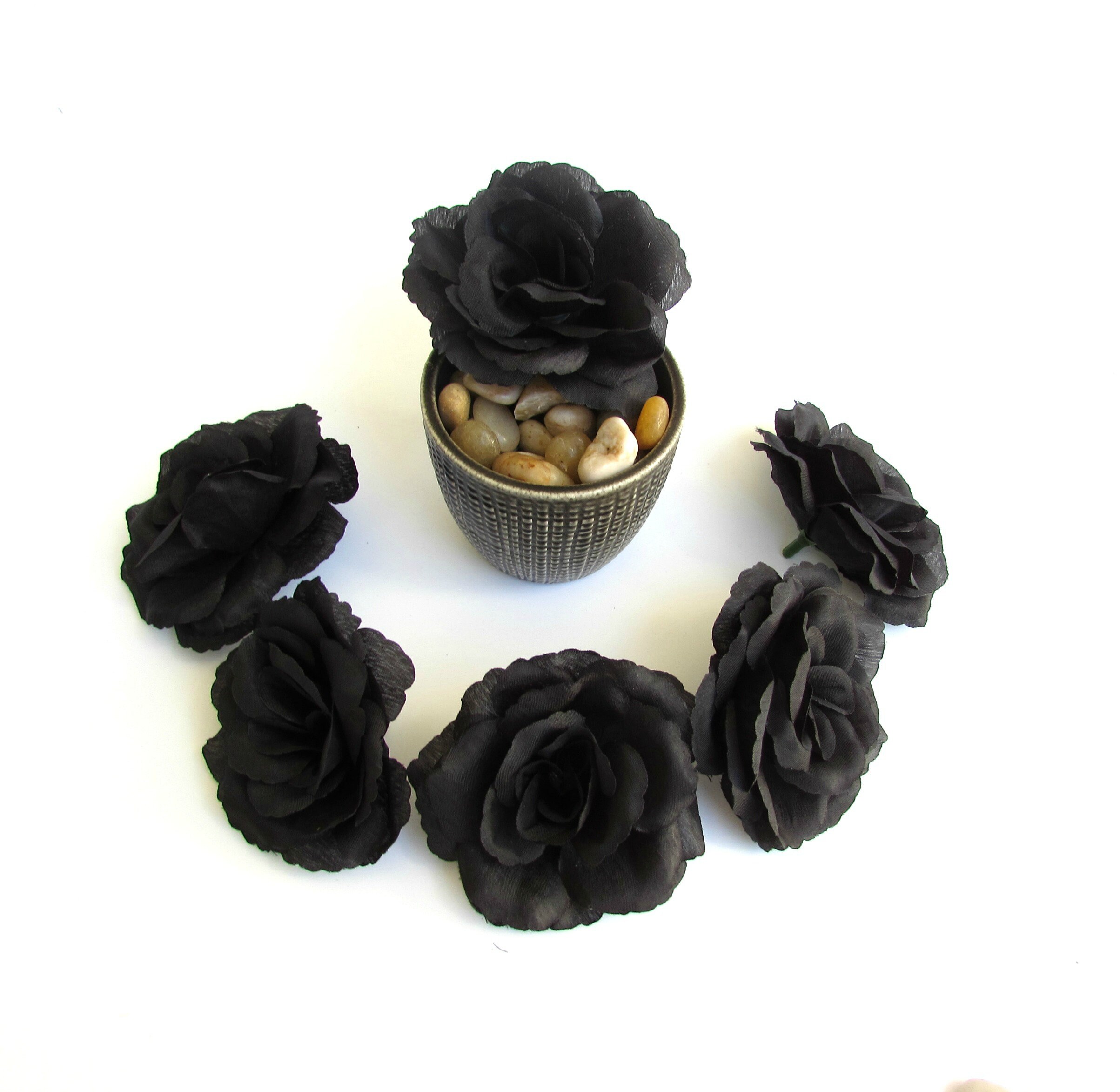 10 Fabric roses 7 cm for flower crowns and other crafts Etsy