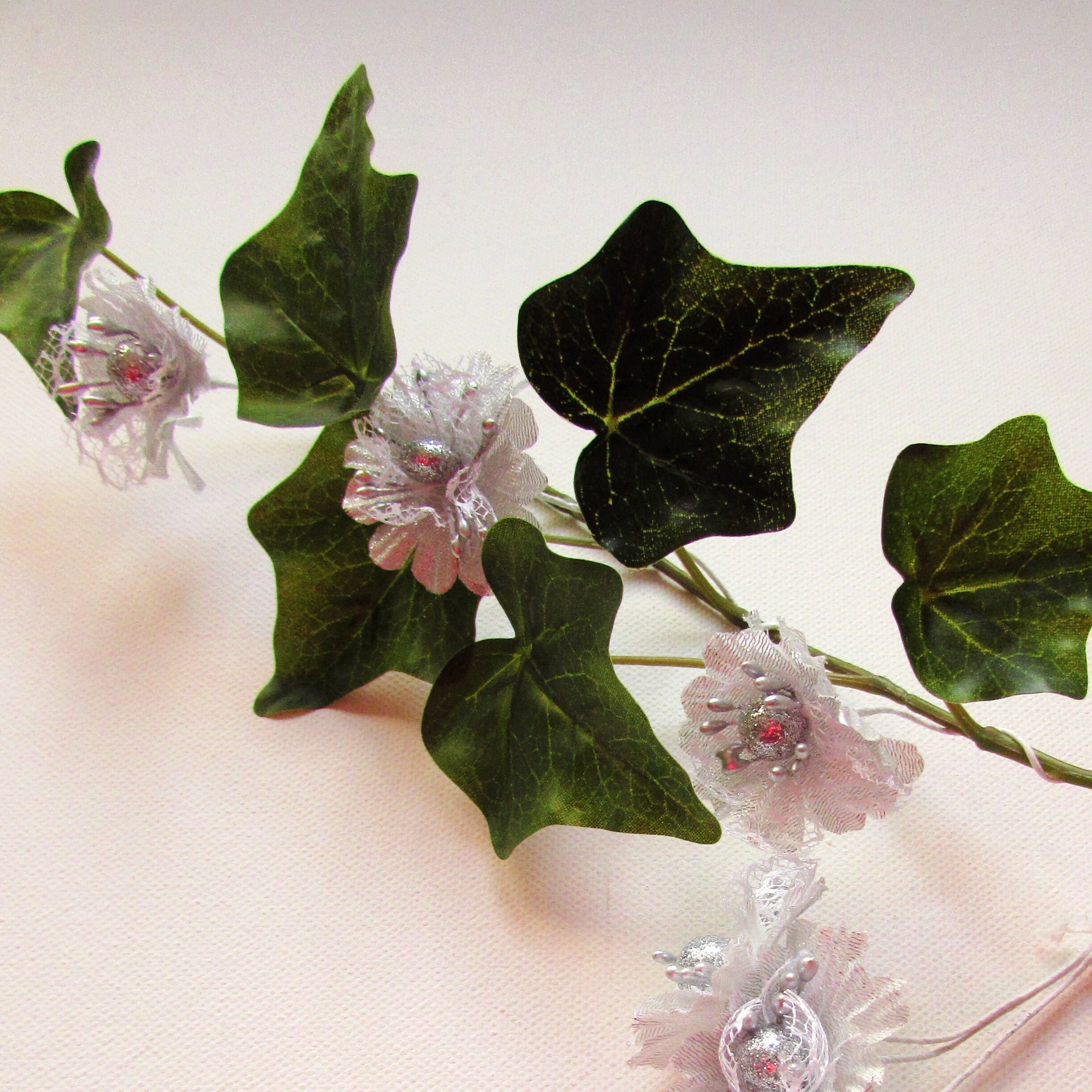 12 Small gold and silver fake flowers for millinery and floral Etsy