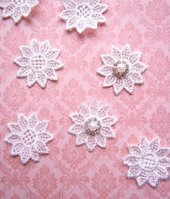 Small lace flowers discount