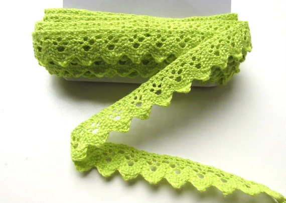 Ric Rac Lime - 1 cm Ric Rac Lime - 1 cm