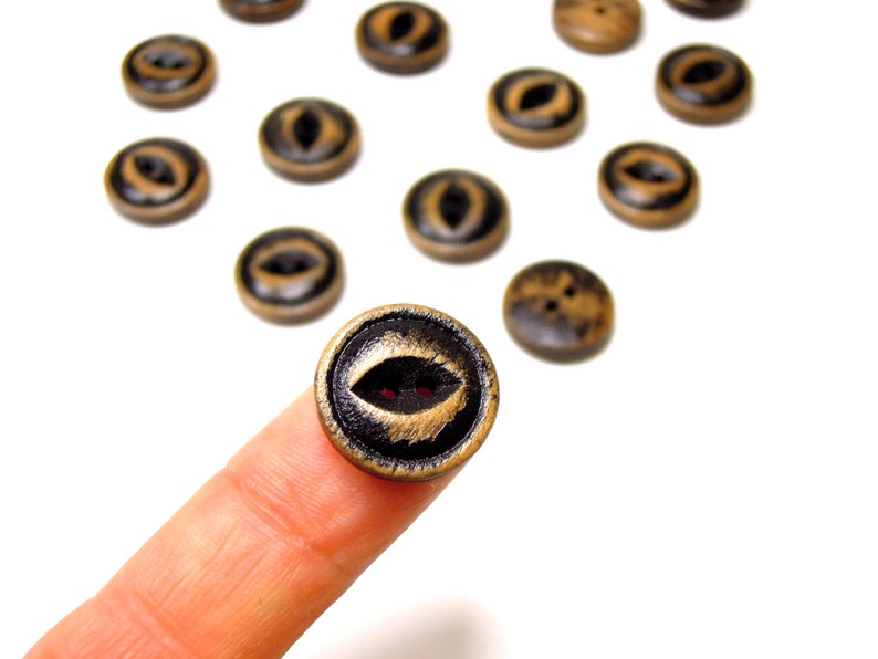 20 Black vintage style Al sold out. sewing buttons 15mm stresse Wooden retro Max 76% OFF