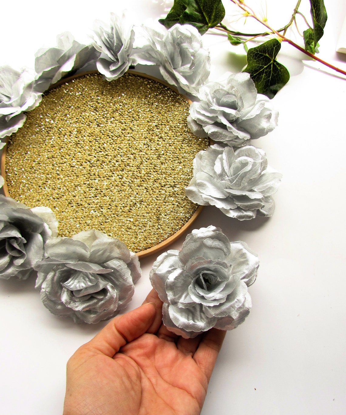 10 Fabric Roses 7 Cm for Flower Crowns and Other Crafts Etsy UK